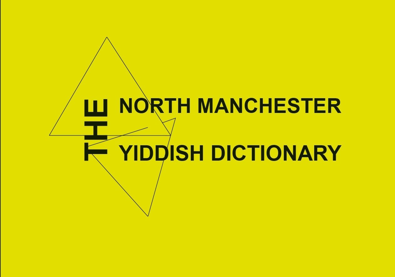 Title graphic for &lsquo;The North Manchester Yiddish Dictionary&rsquo;, produced from the community workshops