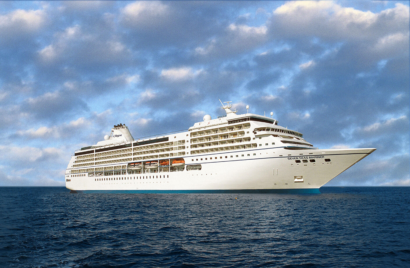 The Regent Seven Seas Mariner cruise ship