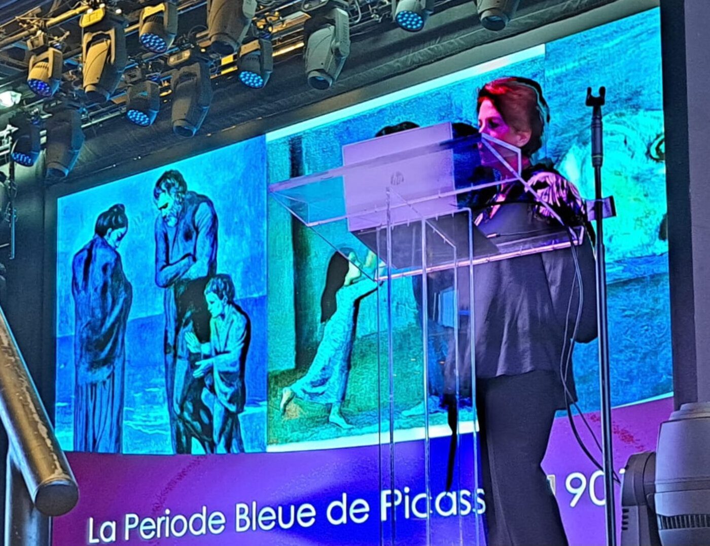 Louise Garman presenting La Periode Bleue de Picasso