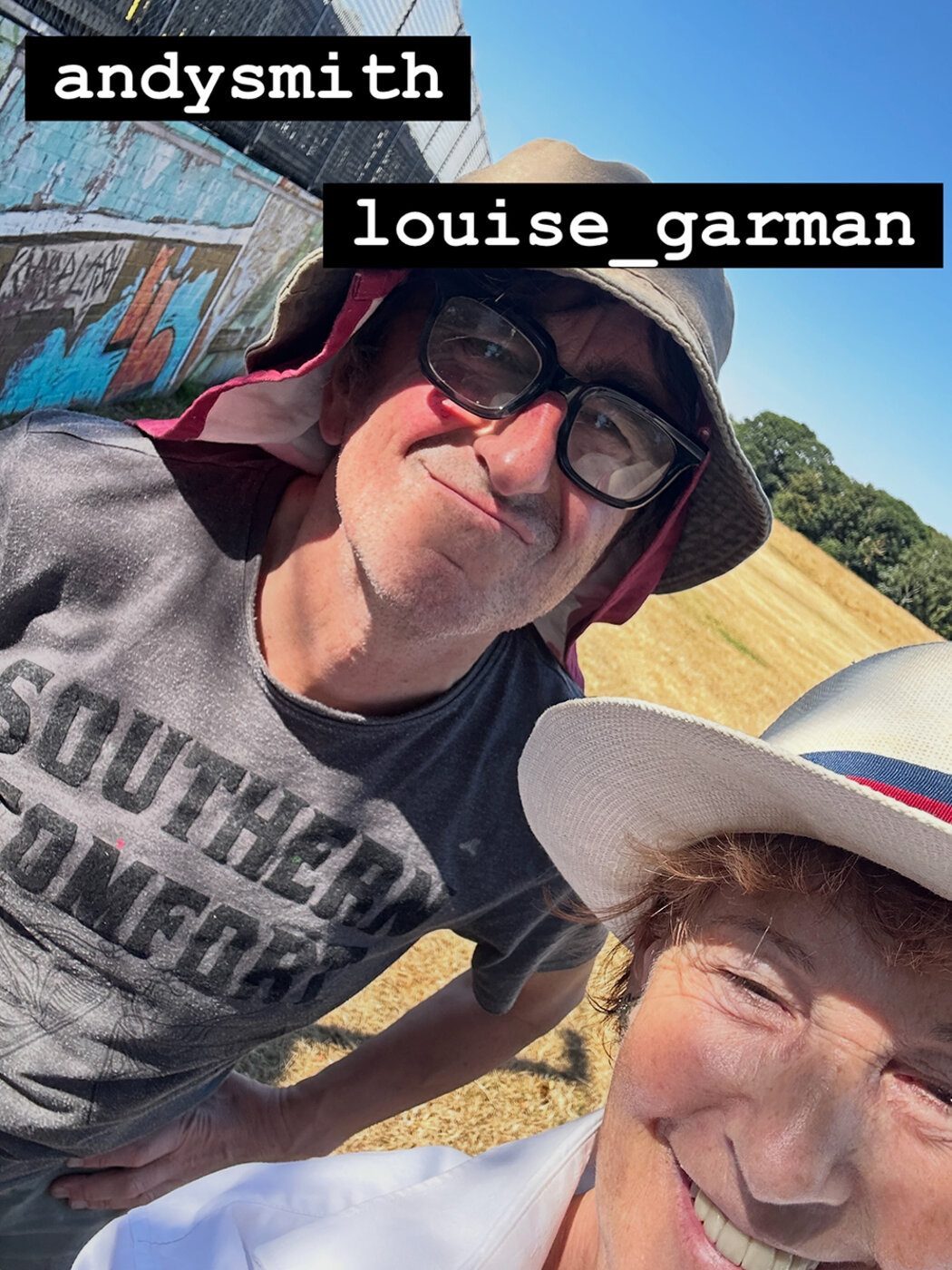 Andy Smith and Louise Garman on site at Swanshurst Park