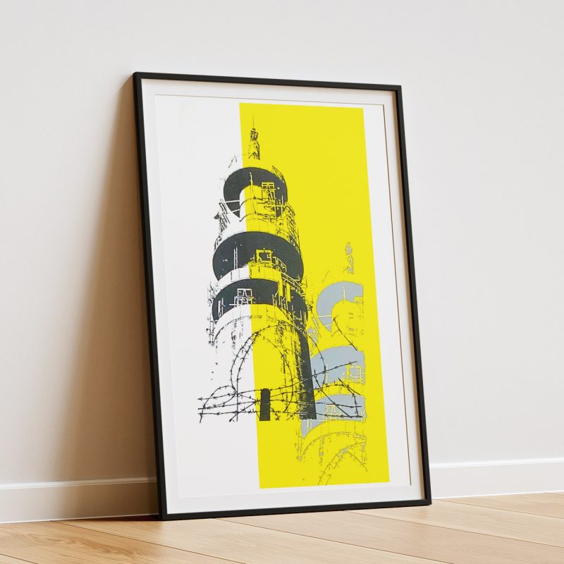 Heaton Park Tower Manchester Yellow